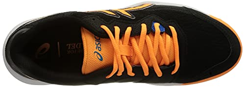 ASICS Gel-Padel Pro 4, Zapatillas de Running Hombre, Black Orange Pop, 44.5 EU