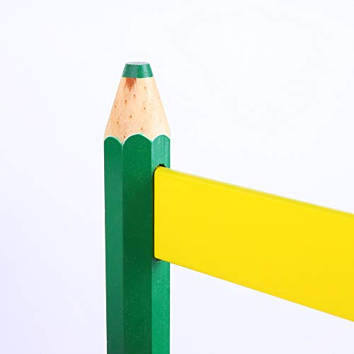 Asiento de Varias Plazas 3 Piezas | Grupo Lápiz | MDF y Madera Maciza | Niños Mesa Sillas | los con | Colores Dormitorio Infantil | Muebles para + Libro Lapices