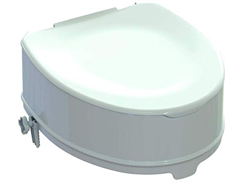 Asiento elevable para inodoro con sistema de montaje, 14 cm