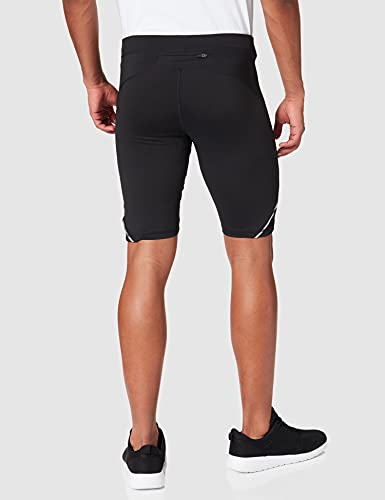 Asioka 117/15 Malla Compresiva Corta, Hombre, Negro, M