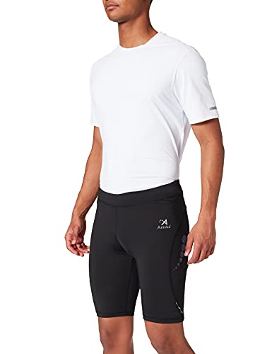 Asioka 117/15 Malla Compresiva Corta, Hombre, Negro, M