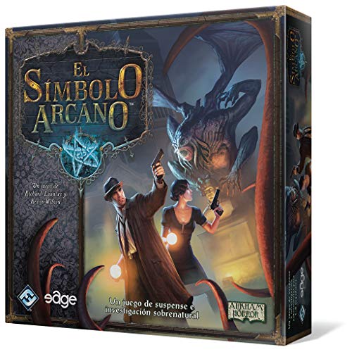 Asmodee-El Simbolo Arcano Juego de investigacion Sobrenatural, Color (EDGSL05)