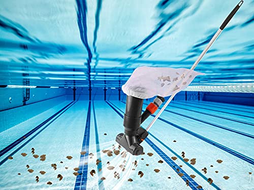 Aspirador Piscina Manual, Limpiafondos Piscina Hidraulico, Aspirador Piscina Portatil, Esquimer para Piscinas Pequeña Easy Vacuum Limpia Fondo Kit Limpieza Piscina Elevada