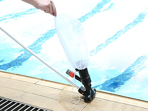 Aspirador Piscina Manual, Limpiafondos Piscina Hidraulico, Aspirador Piscina Portatil, Esquimer para Piscinas Pequeña Easy Vacuum Limpia Fondo Kit Limpieza Piscina Elevada