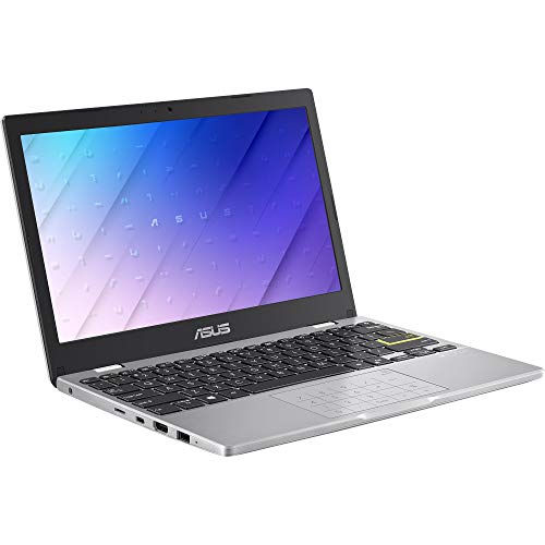 ASUS E210MA-GJ003R - Portátil 11.6" HD (Celeron N4020, 4GB RAM, 64GB eMMC, UHD Graphics 605, Windows 10 Pro) Blanco Sueño - Teclado QWERTY español