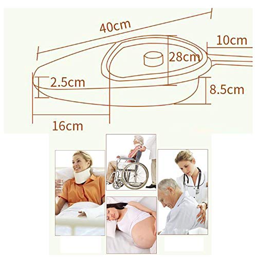 ASZX Orinal de Cama con Tapa, Suave y cómoda Cama de Trabajo Pesado para Ancianos y Adultos en Cama y atención de enfermería