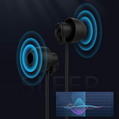 Auriculares para dormir tapones para los oídos con aislamiento de ruido, auriculares para dormir con silicona suave y única perfecta para insomnio, dormir lateral, ronquidos, viajes aéreos
