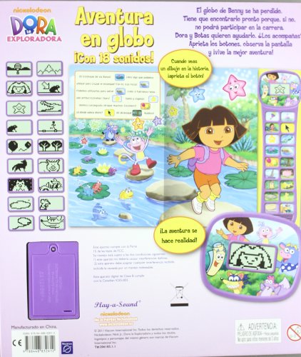 Aventura en globo (Dora la exploradora. Libro regalo): ¡Con 18 sonidos!