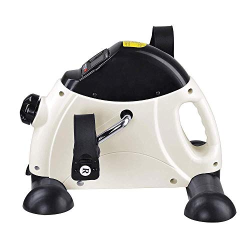 AX-Dshan Mini Pedal ejercitador de piernas y Brazos Bicicleta estática con una Fuerte Digital LCD Monitor de aparatos de Gimnasia for la Tercera Edad y de Edad Avanzada 909