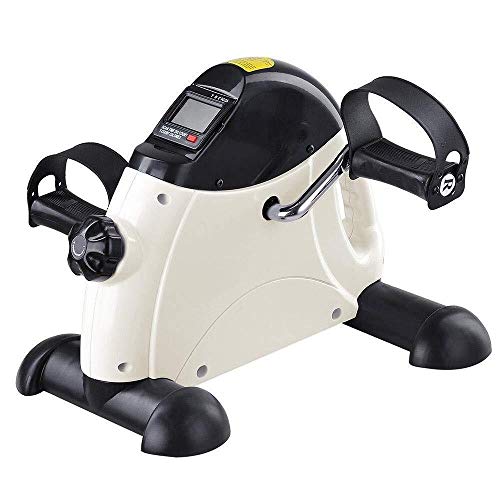 AX-Dshan Mini Pedal ejercitador de piernas y Brazos Bicicleta estática con una Fuerte Digital LCD Monitor de aparatos de Gimnasia for la Tercera Edad y de Edad Avanzada 909