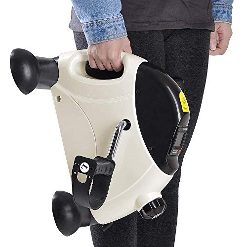 AX-Dshan Mini Pedal ejercitador de piernas y Brazos Bicicleta estática con una Fuerte Digital LCD Monitor de aparatos de Gimnasia for la Tercera Edad y de Edad Avanzada 909
