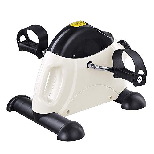 AX-Dshan Mini Pedal ejercitador de piernas y Brazos Bicicleta estática con una Fuerte Digital LCD Monitor de aparatos de Gimnasia for la Tercera Edad y de Edad Avanzada 909