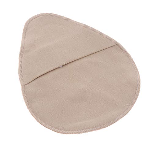 B Baosity Funda Protectora de Algodón Almohadilla de Seno Sujetador Cubierta de Pezón para Mastectomía Prótesis - Carne, L