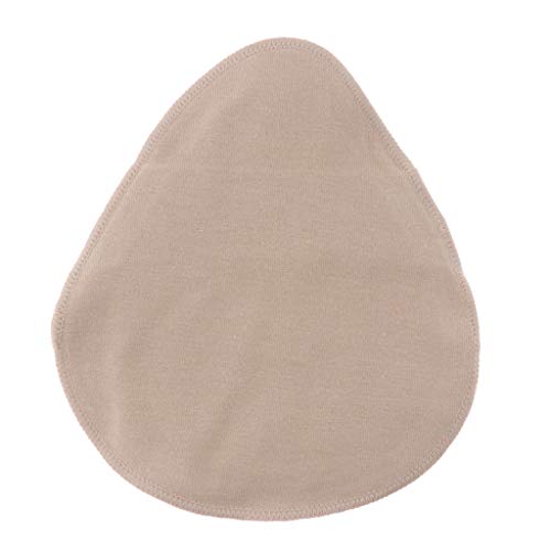 B Baosity Funda Protectora de Algodón Almohadilla de Seno Sujetador Cubierta de Pezón para Mastectomía Prótesis - Carne, L