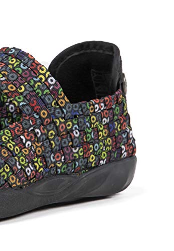 B M BERNIE MEV NEW YORK Kid's Cuddly K Mary Jane Flat - Una Balerina Plana, con Planta de Memory Foam, Suela Ultra Ligero, Lavable en Lavadora en Agua Fria (35 EU, Dazzle)
