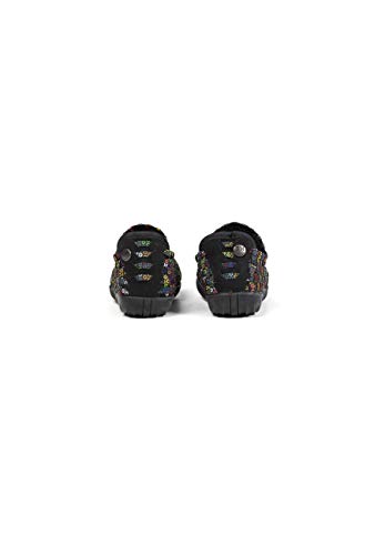 B M BERNIE MEV NEW YORK Kid's Cuddly K Mary Jane Flat - Una Balerina Plana, con Planta de Memory Foam, Suela Ultra Ligero, Lavable en Lavadora en Agua Fria (35 EU, Dazzle)