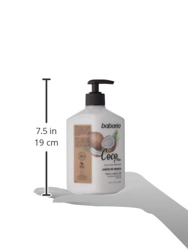 Babaria - Jabón De Manos de Coco&Aloe, Blanco, 500 ml