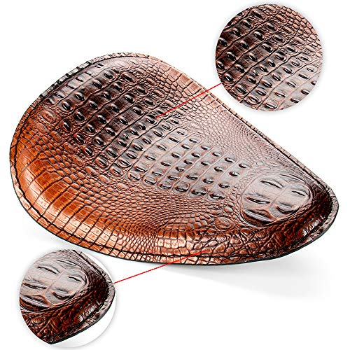BABOSi Moto Sillín Bobber, Sillín de Moto Solo con Placa Base para Sportster XL1200 883 48 Dyna Softail Fatboy Custom