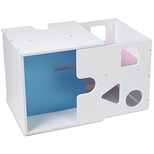 babybay Babycube - Cubo para sentarse/jugar, color blanco