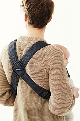BABYBJÖRN Mochila Porta Bebé Mini, 3D Mesh, Antracita