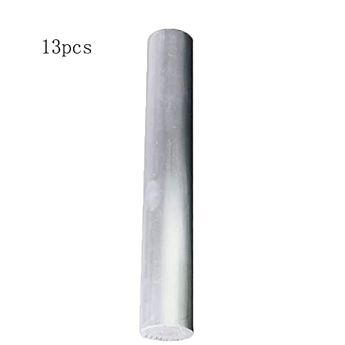 BAIWANLIN Varilla de Aluminio sólida 6061 Barra Torno Redonda Varilla aleación,Herramienta Laboratorio Electrónica Decoración Longitud500mm,5mm（13pcs）