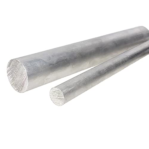BAIWANLIN Varilla de Aluminio sólida 7075 Barra Torno Redonda Varilla aleación,Herramienta Laboratorio Electrónica Decoración Longitud500mm,16mm（2pcs）