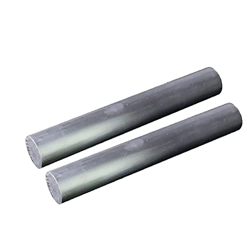 BAIWANLIN Varilla de Aluminio sólida 7075 Barra Torno Redonda Varilla aleación,Herramienta Laboratorio Electrónica Decoración Longitud500mm,16mm（2pcs）