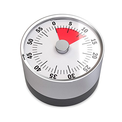 Balvi - Basics minutero mecánico y magnético. Cuenta hasta 60 Minutos. Sonido de Alarma al alcanzar e
