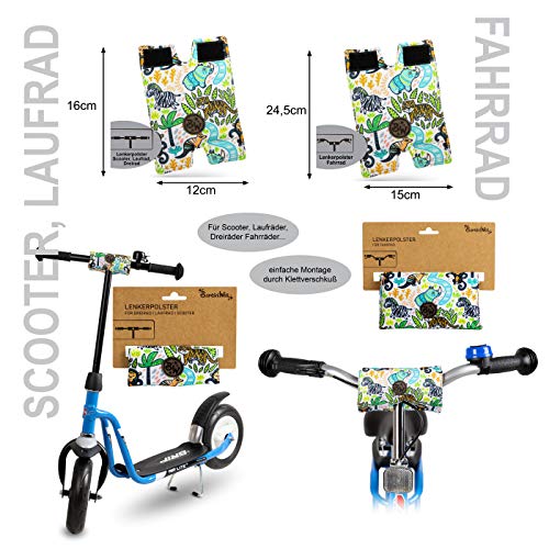 BambinIWelt Protector de manillar acolchado para scooter, bicicleta, triciclo para modelos Puky