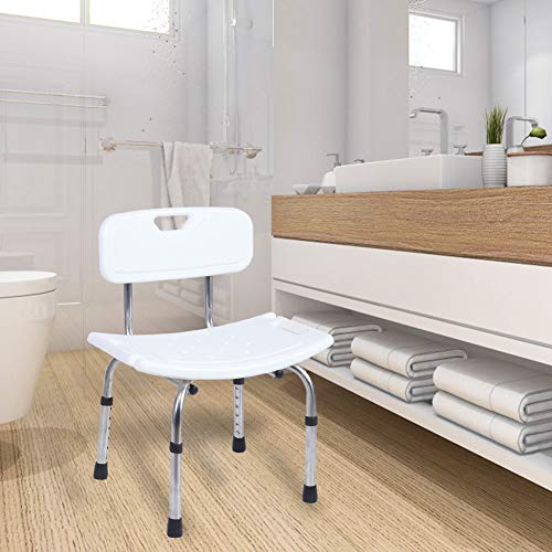 Banco de Ducha de Silla elevadora de bañera portátil, Asientos de baño, Silla de bañera médica para Adultos Ancianos discapacitados