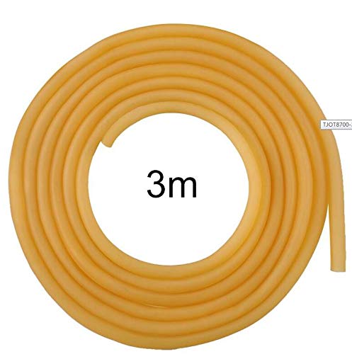 Banda de Goma de Látex Natural Manguera de Goma para Catapulta Tirachinas Tubo Quirúrgico Piezas Elásticas 6X9mm