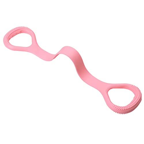 Bandas de Resistencia Brazo Atrás Entrenamiento de Estiramiento Cuerdas de Estiramiento Bandas Equipo de Ejercicio Fitness Resistencia Banda con Asas para el Rosa de Yoga