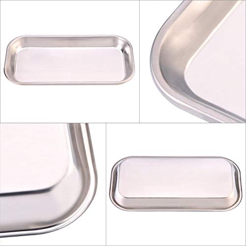 Bandeja médica rectangular, bandeja de instrumentos, para quirófano de hospital