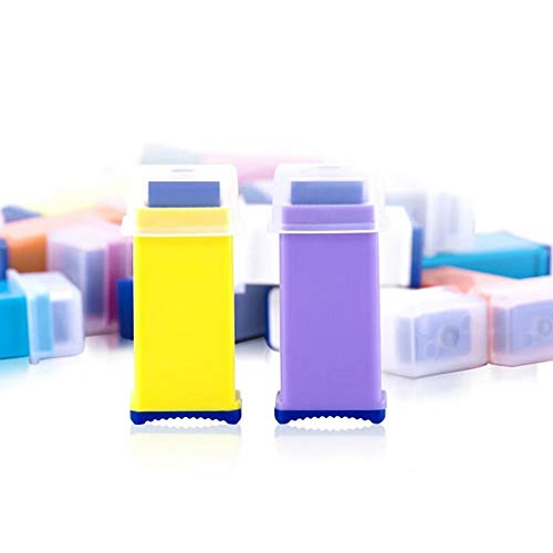 BANGNA 50 Uds 28G / 26G Desechables de Recogida de Sangre con Forma de Sello de autoretracción Agujas de sangría lancetas estériles indoloras de curación rápida