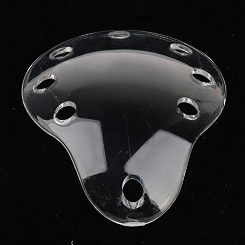 Baoblaze Protector Ocular con Visor de Plástico con Orificios Sin Cubierta de Tela - Claro 8 orificios