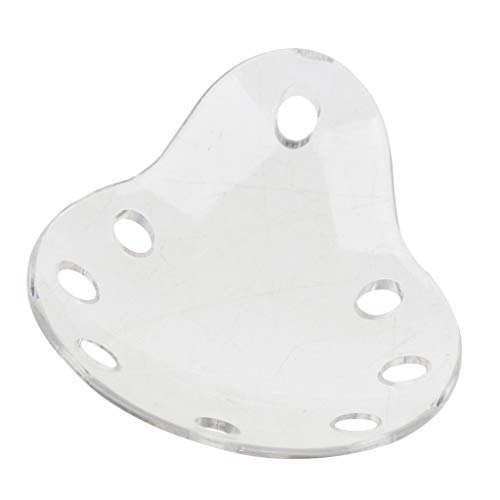 Baoblaze Protector Ocular con Visor de Plástico con Orificios Sin Cubierta de Tela - Claro 8 orificios