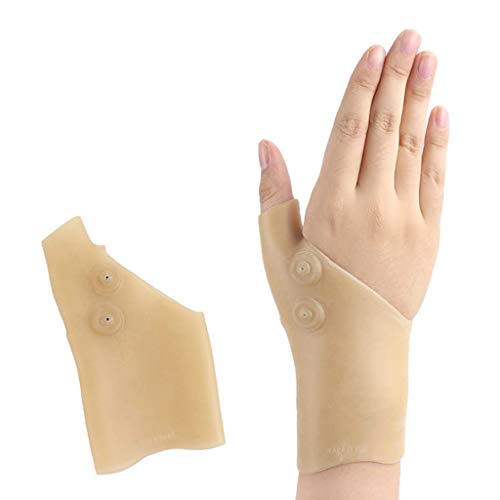 Baoblaze Terapia Magnética Muñeca Soporte de Mano Artritis Alivio del Dolor Guante Impermeable