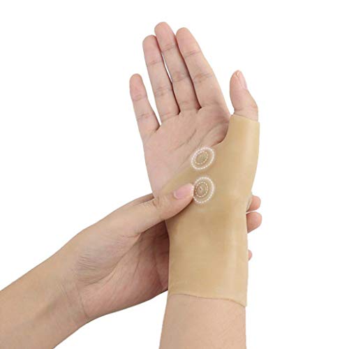 Baoblaze Terapia Magnética Muñeca Soporte de Mano Artritis Alivio del Dolor Guante Impermeable