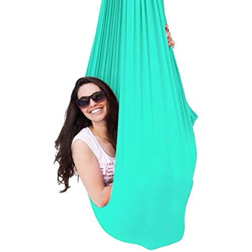 BAOCH Columpio de Terapia Interior para niños y Adolescentes Hamaca Suave con Necesidades Especiales para niños Yoga Integración sensorial Camping al Aire Libre