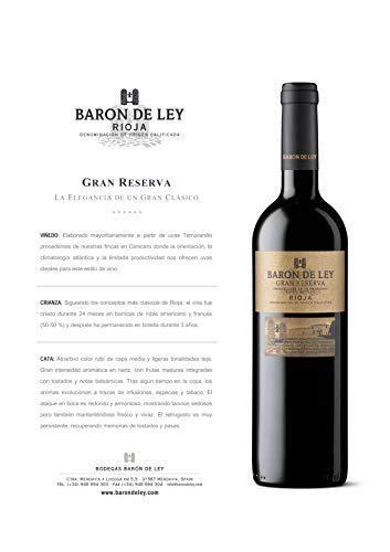 Baron De Ley Rioja Gran Reserva 2014 13,5% Vol. 0,75L - 750 ml