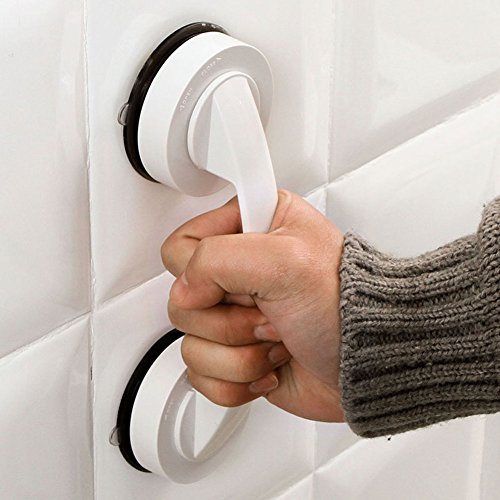Barra de Agarre para Baño Bañera Antideslizante Bañera de Ducha Duchas Habitación Mango Extraíble con Ventosa Súper Fuerte para Mayor Seguridad