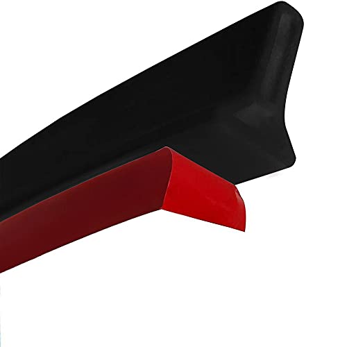 Barrera de Ducha y Sistema de Retención,39Inch Barrera de Agua de Silicona con capa inferior superpegajosa, Umbral de Ducha para Separación Húmeda y Seca para Cocina y Baño,negro