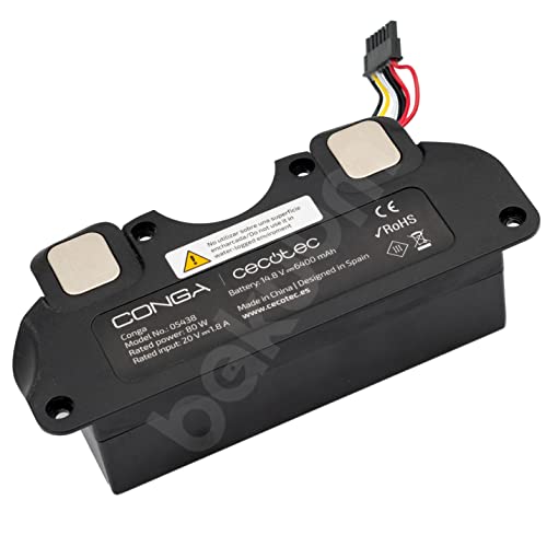 Batería Cecotec Conga 5090 5490 Capacidad de 6400mah 14.8 V. Repuesto Robot Aspirador