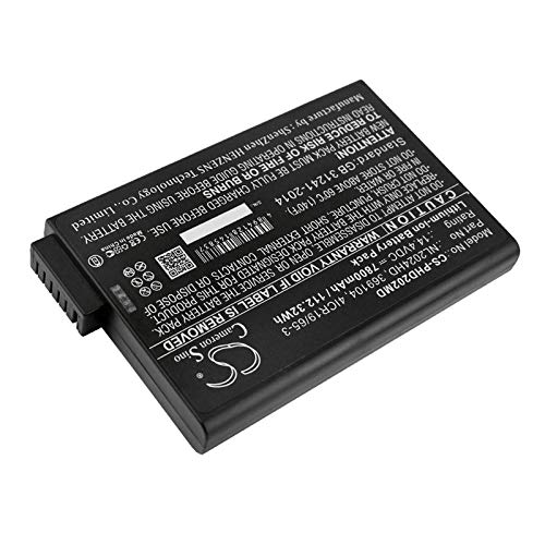 Batería de repuesto para concentradores de oxígeno Philips EverGo, EverGo REF 900-12, Respironics EverGo, Respironics SimplyGo, Sparq 14.4V/7800mA