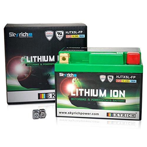 Bateria Litio Skyrich HJTX5L-FP, negro y verde