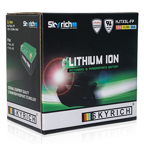 Bateria Litio Skyrich HJTX5L-FP, negro y verde