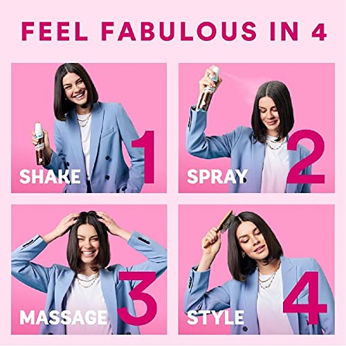 Batiste - Champú en Seco para Castañas - Champú Seco para cabellos castaños - Champú sin Sulfatos - Champú Vegano y Ecofriendly - Champú aroma a bergamota, melocotón blanco y vainilla-200ml