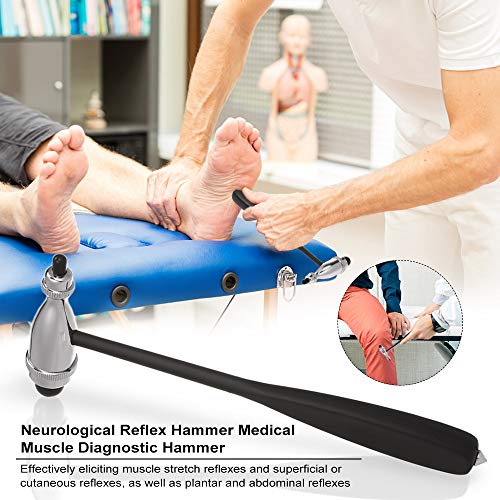Baugger Herramientas de Masaje | Martillo Médico Neurológico Reflejo Martillo Diagnóstico Diagnóstico Cuidado de la Salud Percusión Pierna Volver Masaje Relajación Herramienta