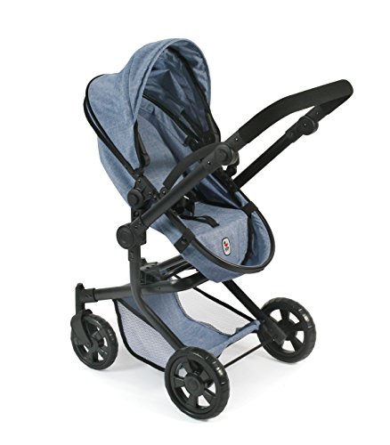 Bayer Chic 2000-Cochecito para muñecas Mika, Color Azul (595-50)