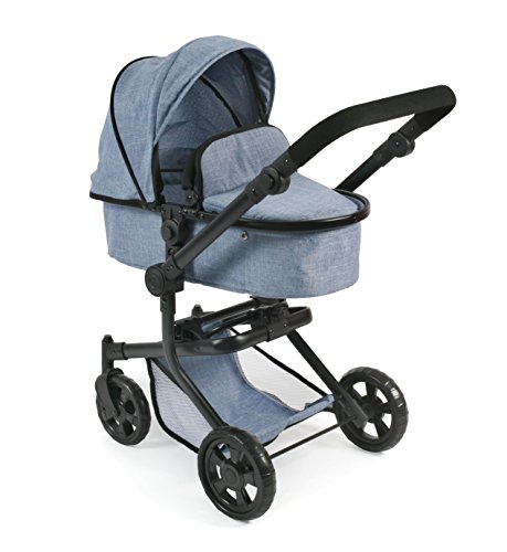 Bayer Chic 2000-Cochecito para muñecas Mika, Color Azul (595-50)